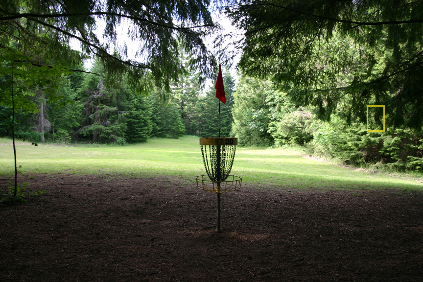 Hole 20 basket