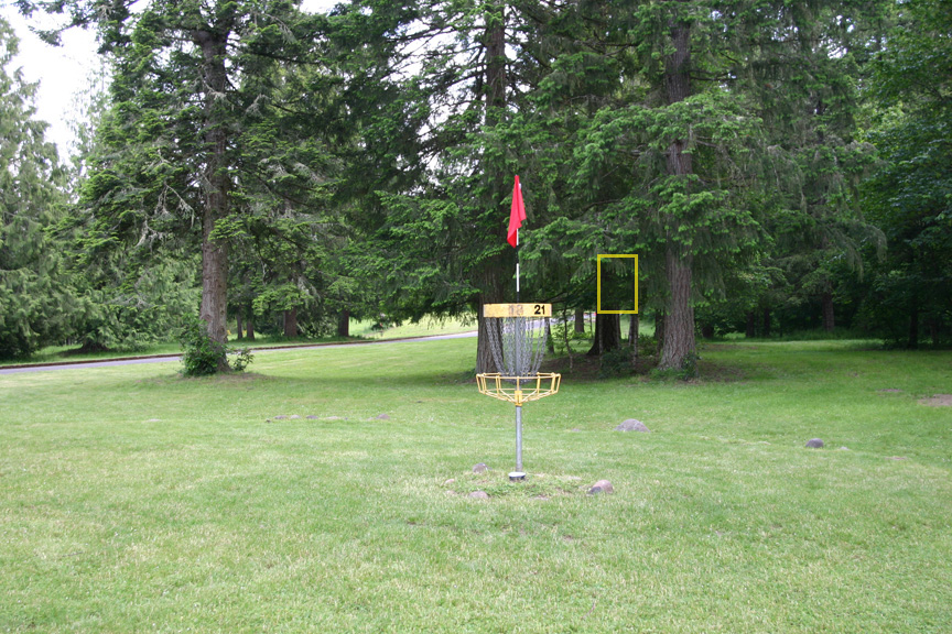 Hole 21 basket