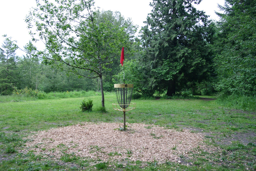 Hole 6 basket