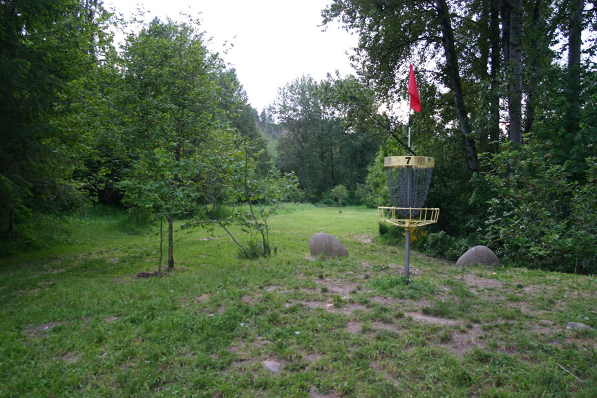 Hole 7 basket