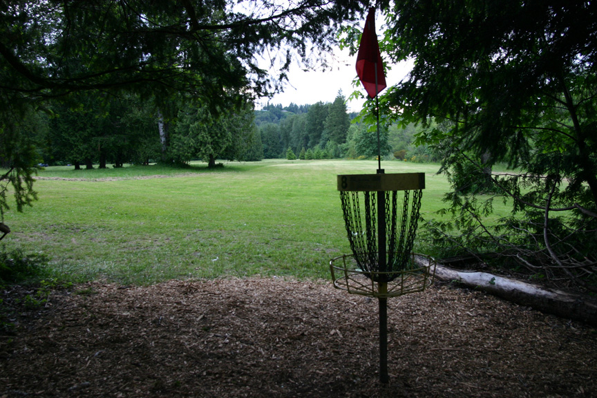 Hole 8 basket