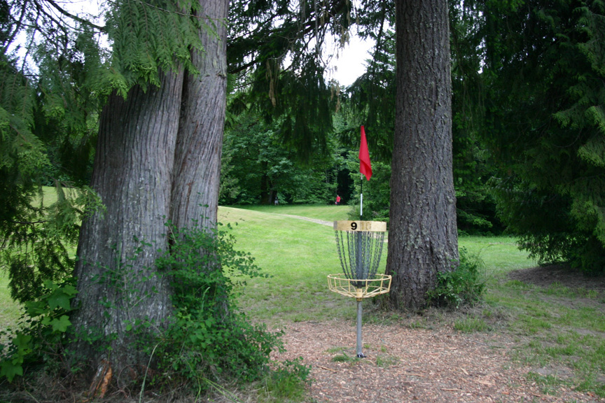 Hole 9 basket