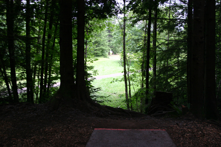 Hole 9 tee