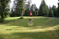 Hole 9 basket